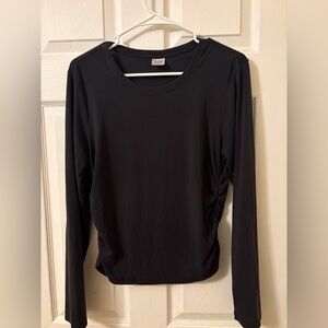 Athleta Black Long Sleeve Women's Top